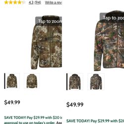 (3) RedHead Full-Zip Tech Fleece Hoodie with SCENTINEL for Men (2 MEDIUM; 1 LARGE) Hunting Gear
