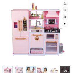 Pink princess Kitchen set
