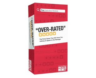 WHAT DO YOU MEME? Over-Rated - The Game of Ridiculous Reviews - Adult Party Games for Social Gatherings new selling for only $10