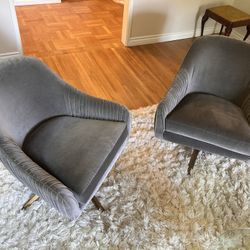 Swivel Chairs (pair)