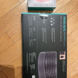 Logitech Mouse And Keyboard (Wave Keys) Wireless
