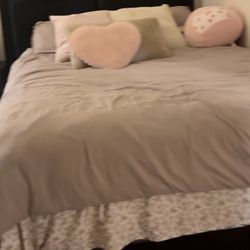 Queen Bed & Bed Frame