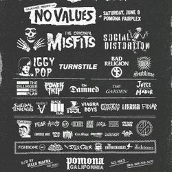 No Values Concert Ticket 