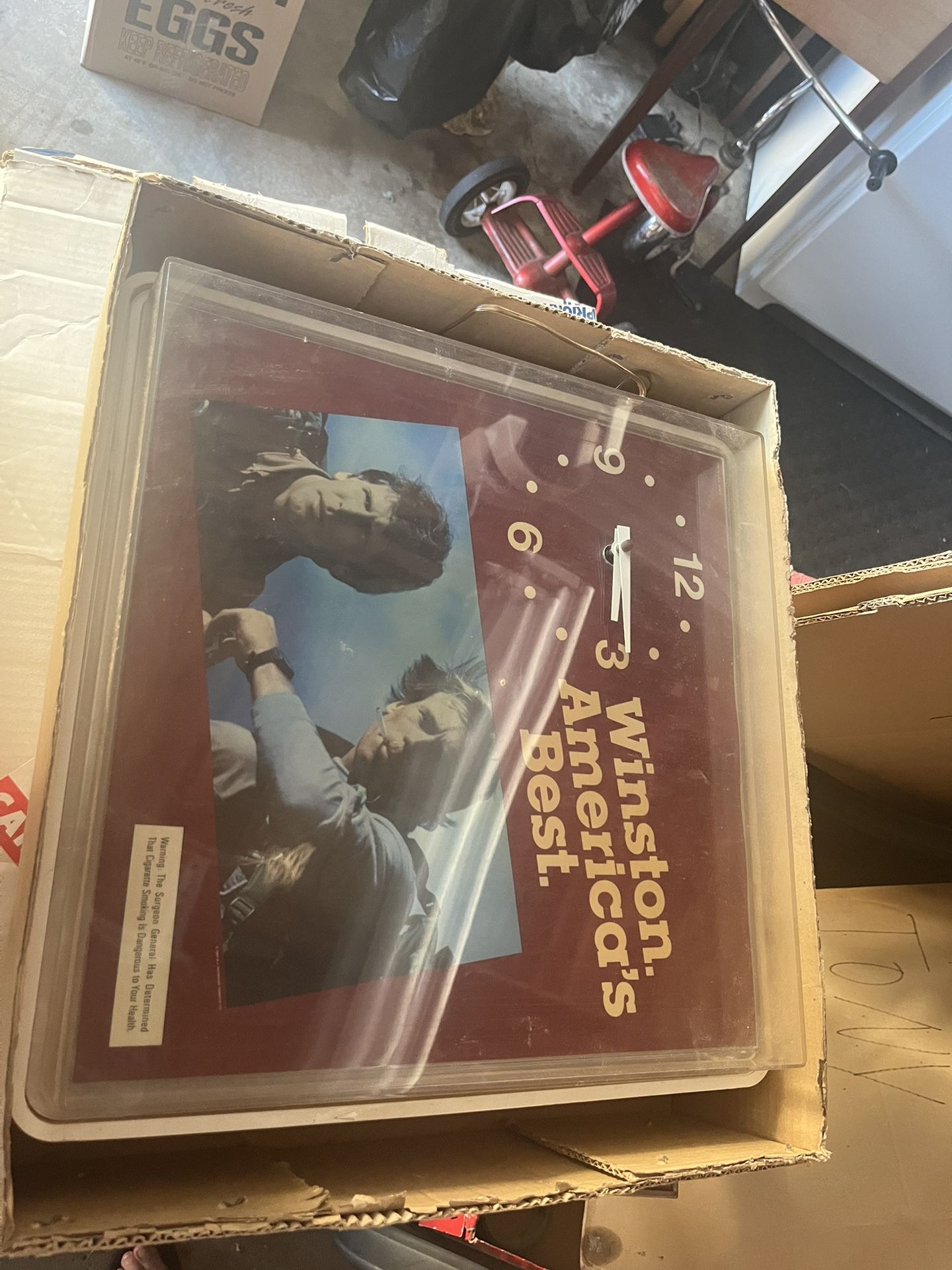 15x15x5 Vintage Winston Hanging Clock