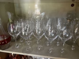 New Stem Wine Glasses $1 To $1 Each