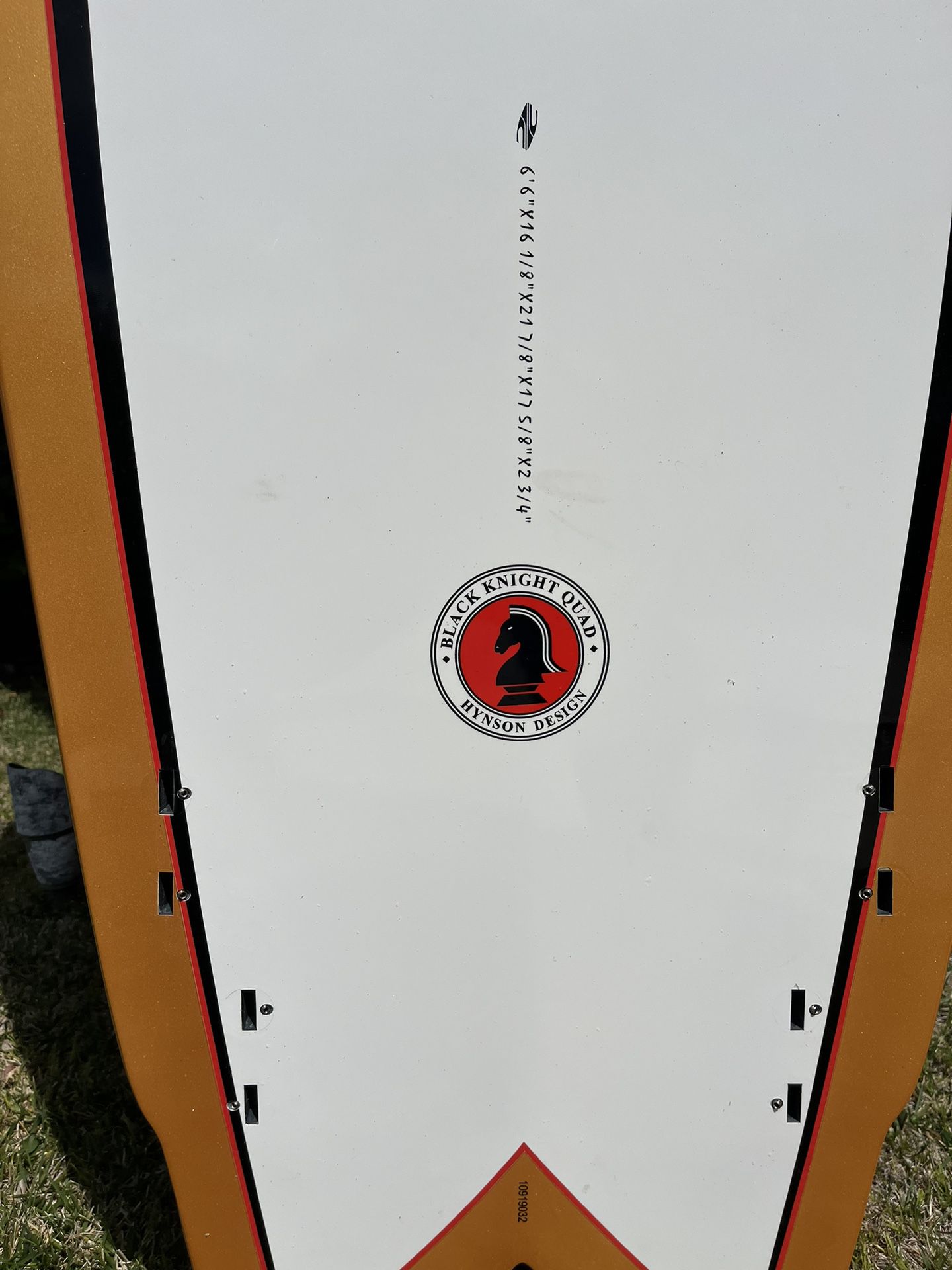 Mike Hynson 6'6 Black knight Quad Fish Surfboard for Sale in San