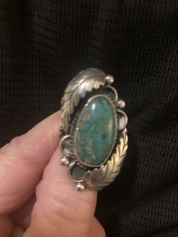 Turquoise and Silver Ring