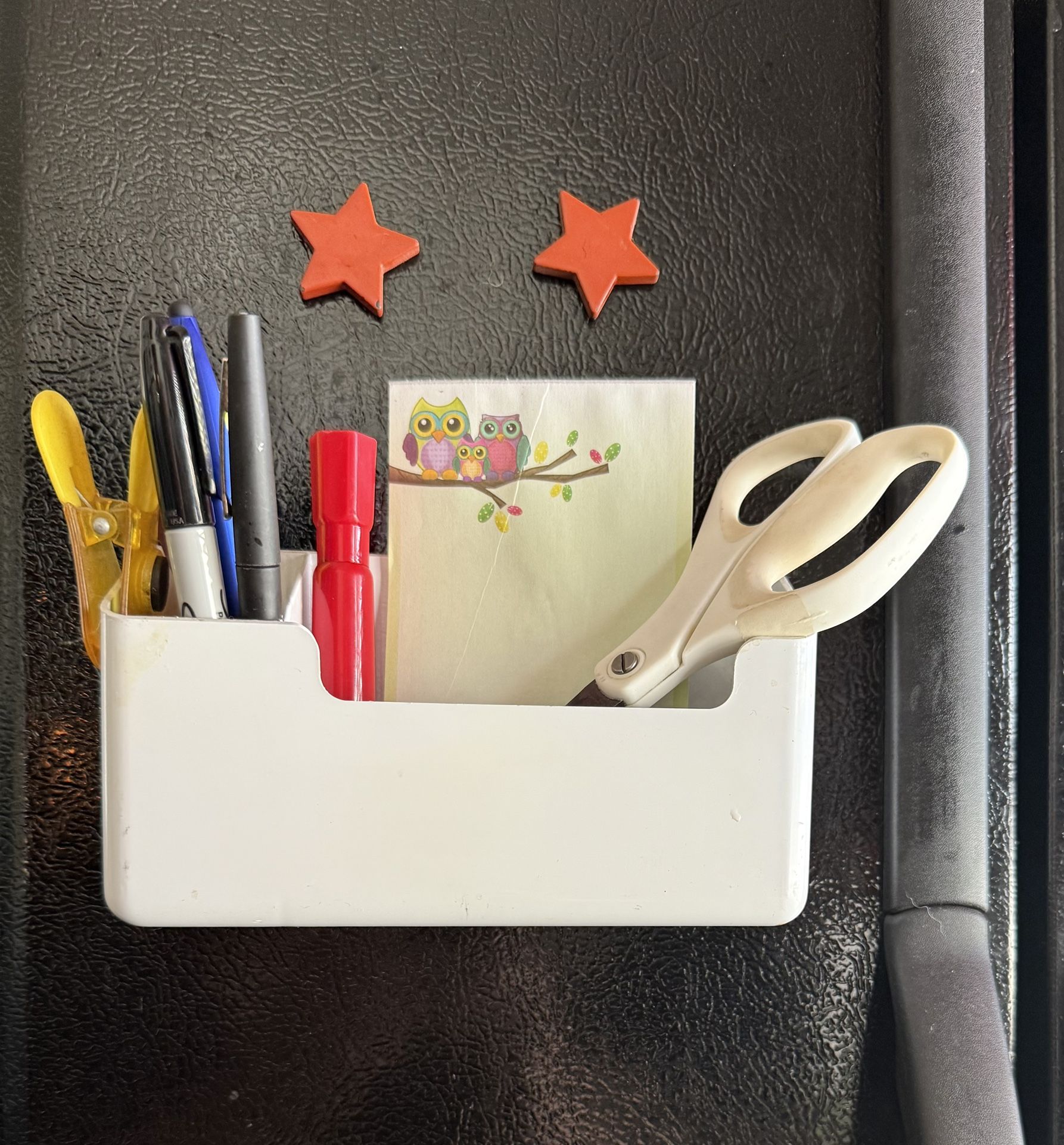 NEW White Magnet Pocket Organizer Refrigerator File Cabinet Tool Chest