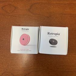 Retropia Pink and Black lenses