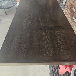 Dining Table With Leaf Extensions (62"-83") $200 OBO