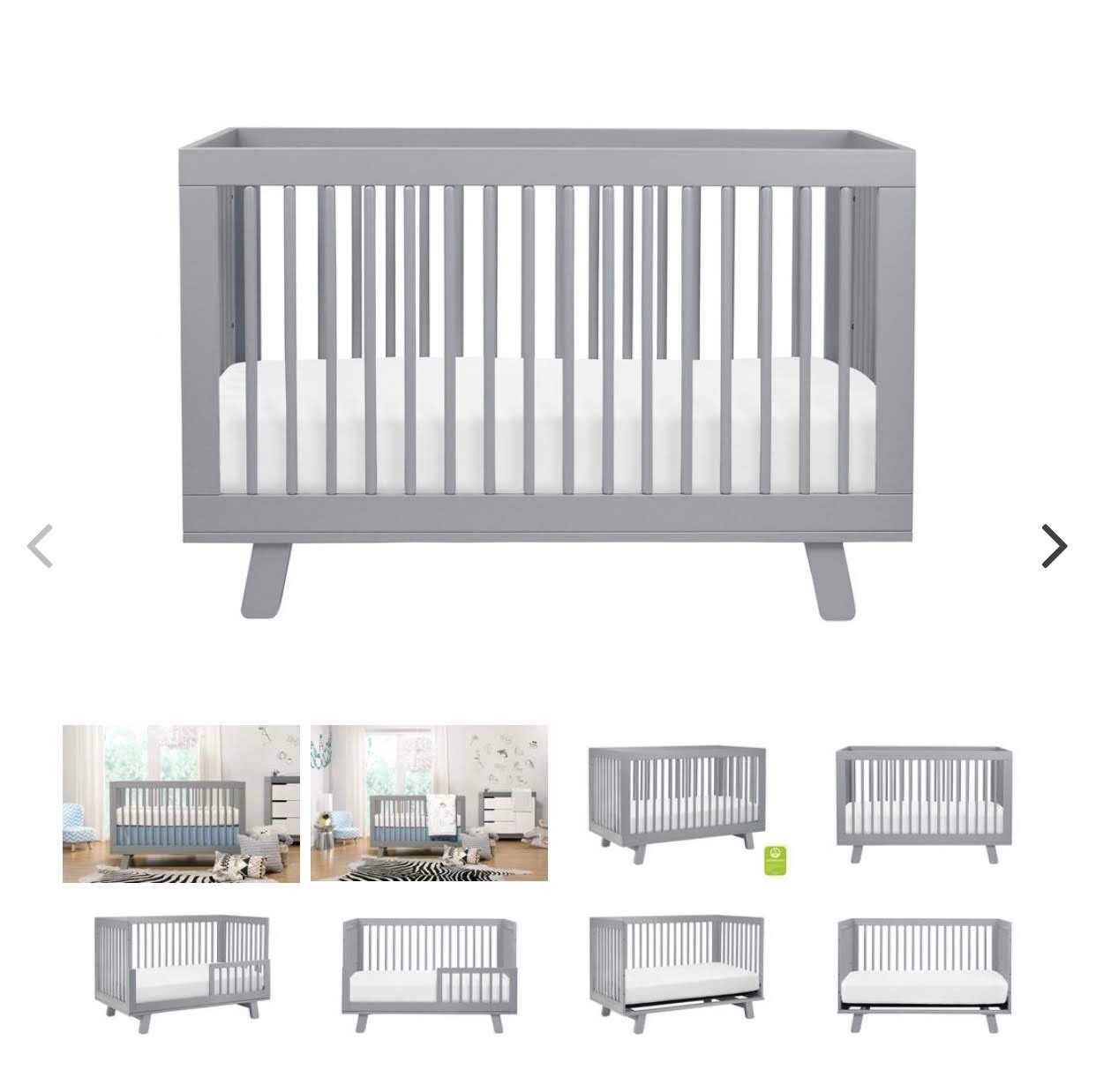 Babyletto Hudson crib and changing table