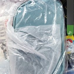 Two Fanny Bags Blk and Blue