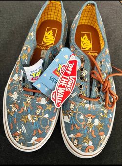 Authentic Disney Pixar Toy Story Vans Woody Men US Sz 10