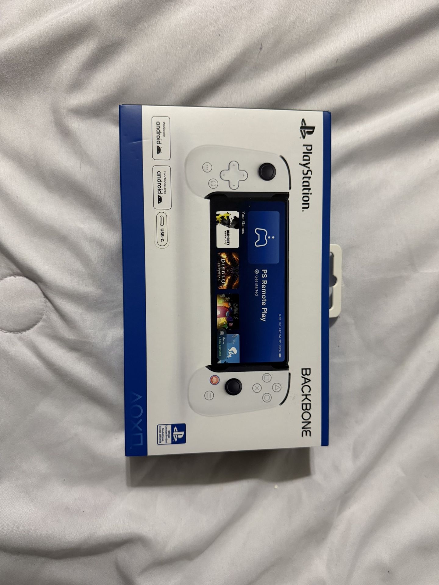 Backbone - One (USB-C) - Mobile Gaming Controller for iPhone 15/16/17 Series and Android - 2nd Generation - White