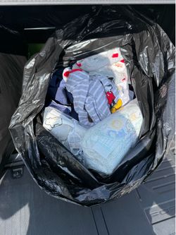 Two huge bags filled with baby boy clothes. 12-18months.