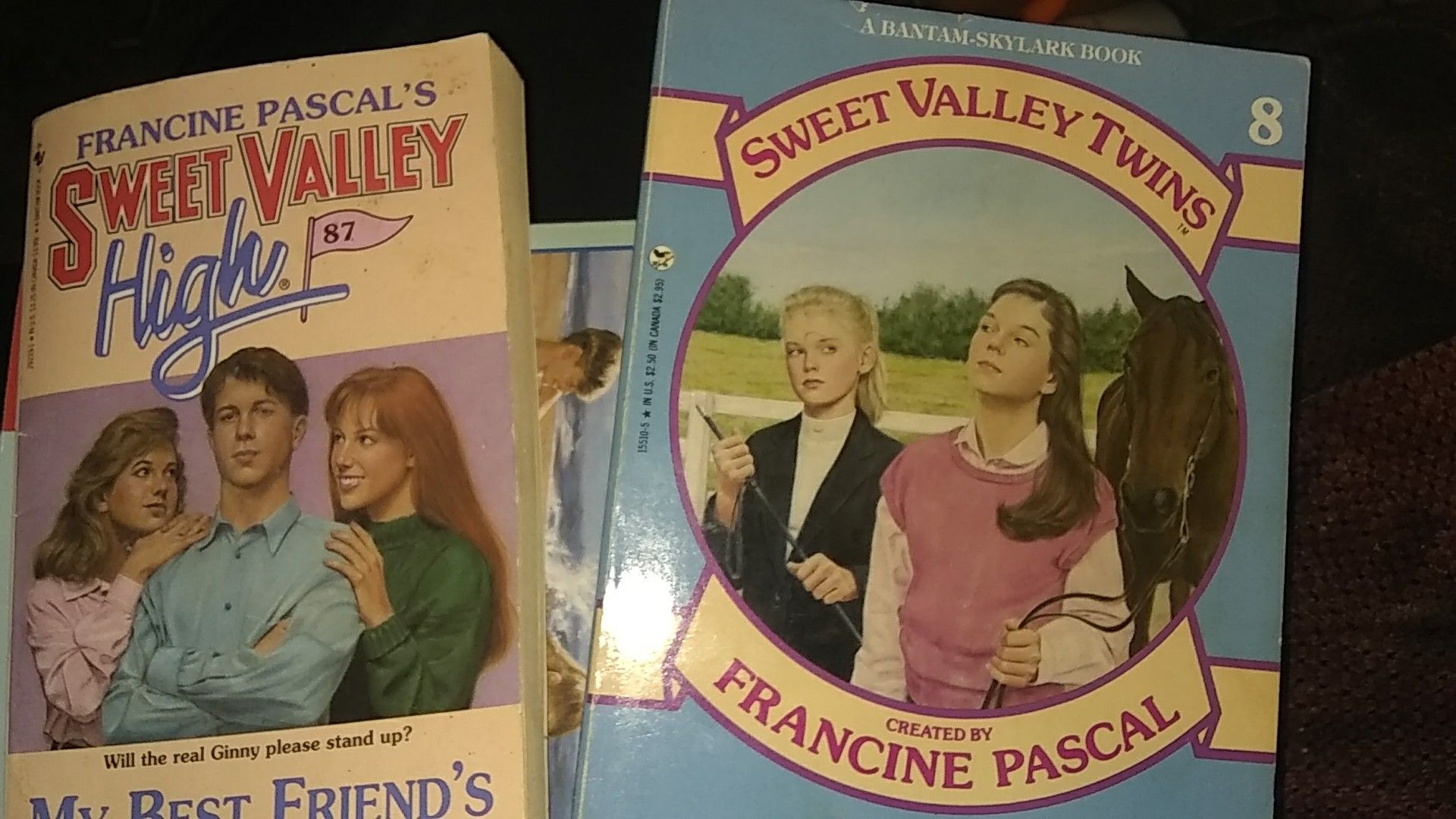 Sweet Valley twins and sweet Valley high books