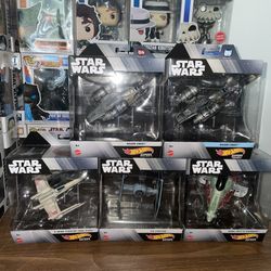 Hot Wheels Starship Select. Star Wars COMPLETE SET.