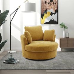 Oversized living room swivel accent chair - NEW