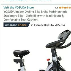 Yasuda Indoor Stationary Exercise Bicycle- Like New