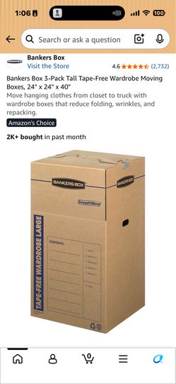 Wardrobe boxes