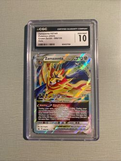 graded pokémon card zamazenta