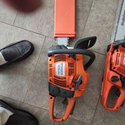 4 Brand New Husqvarna Chainsaws 