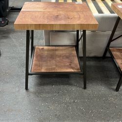 Rectangle Side Table With Open Bottom 