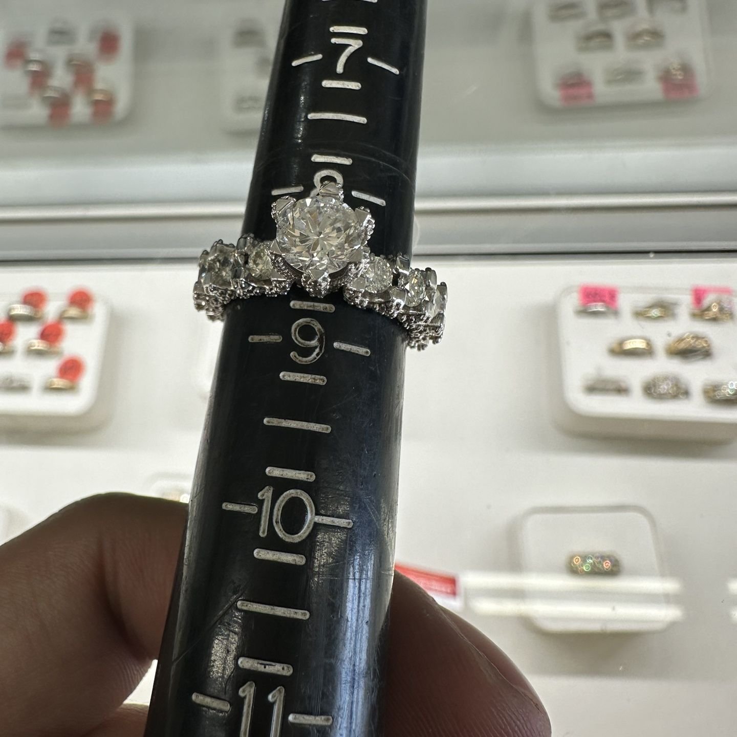 Diamond Wedding Ring (14k) (Layaway Is Available)