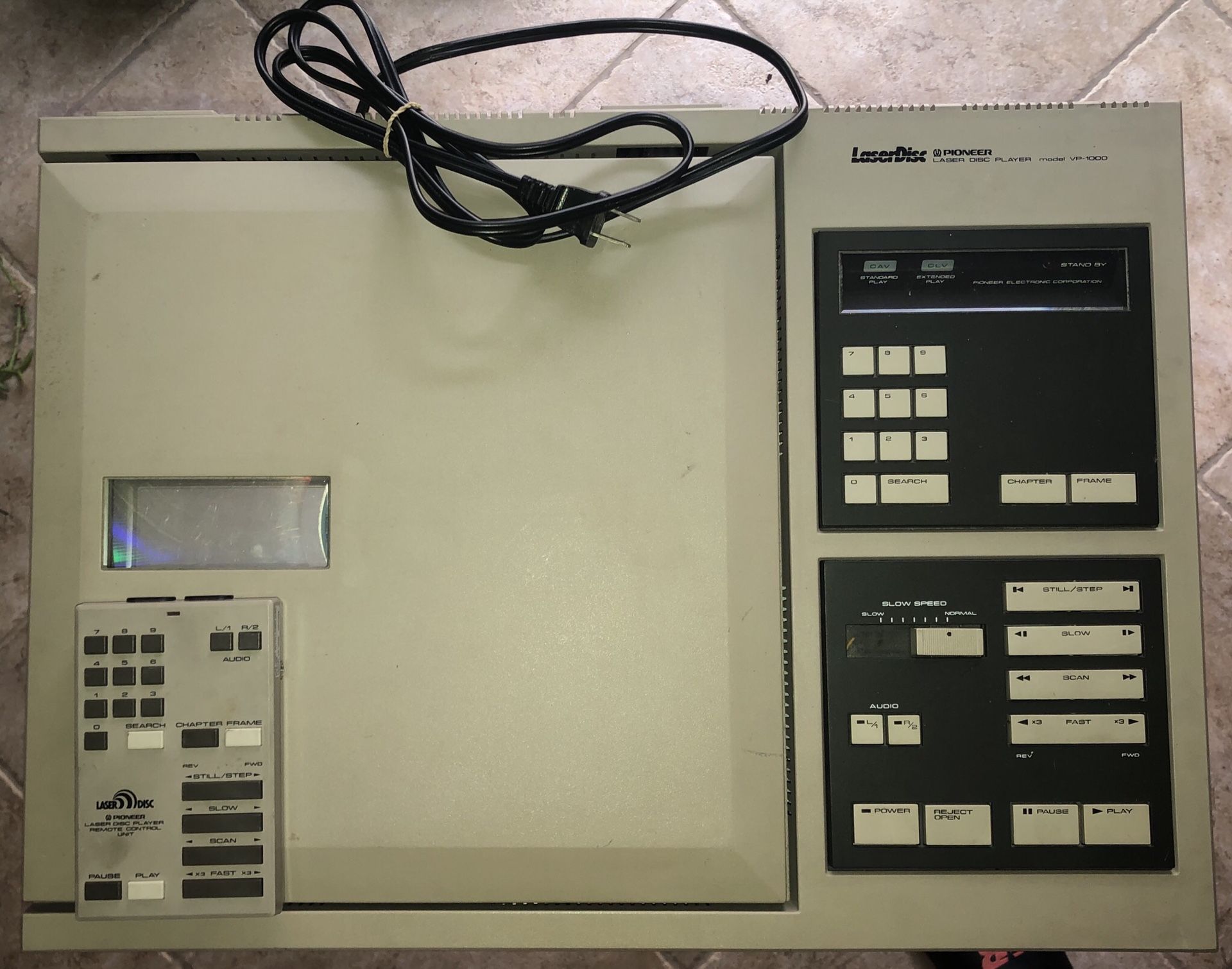 Vintage Pioneer VP-1000 Laserdisc Player for Sale in Temecula, CA - OfferUp