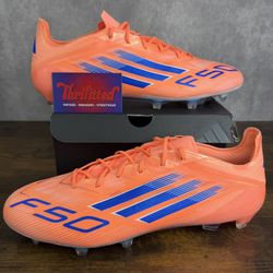 Adidas F50 Elite FG Beam Neon Orange JH7618 Size 12 Men’s Soccer Cleats OG Rare