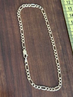 14k Figaro Italian Bracelet 