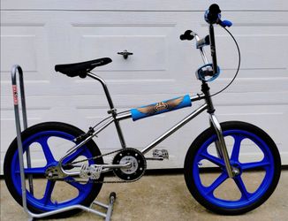 1984 Chrome Custom Built Mongoose Expert  Looptail 20" BMX Bike