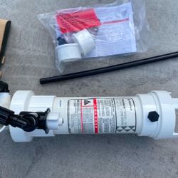 New open box Upgraded 320 Pool Automatic Chlorine/Bromine Inline Feeder Compatible with Rainbow 320 Chlorinator R171096 Feeder $30