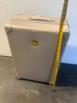 Vince Camuto Jania Hardside Spinner Luggage Suitcase Beige Unavailable