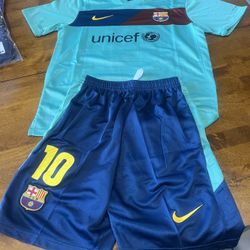 Kid Large Barcelona Messi Jersey 