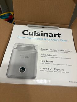 Cuisinart Frozen Yogurt & Ice Cream Maker