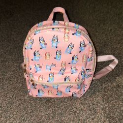 Pink Disney Bluey Backpack 