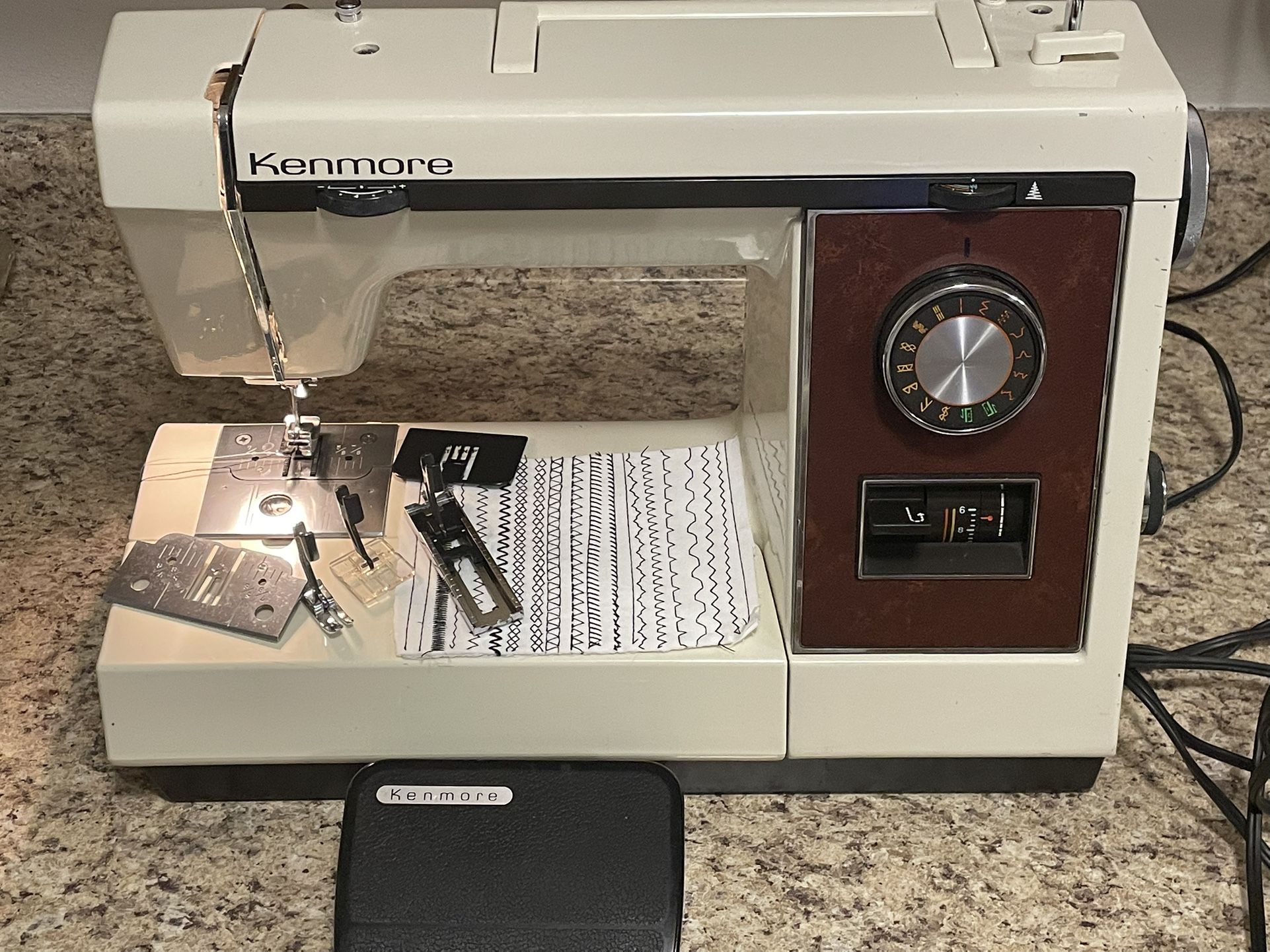 Fully tested and lubricated Kenmore Sewing Machine Model 158