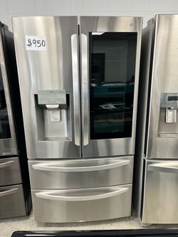 LG 36inch. 4-Door Ice Dispenser Stainless Steel Refrigerator