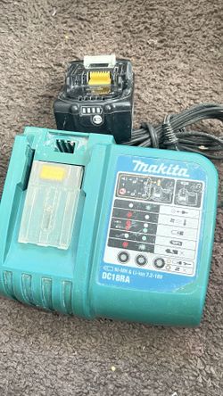 Makita fast charger & 18 v battery