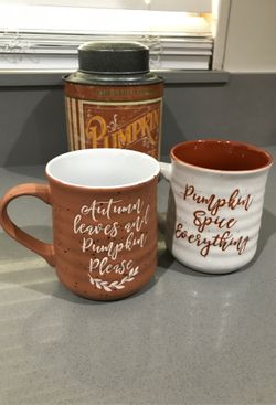 Set of Kirkland’s fall mugs