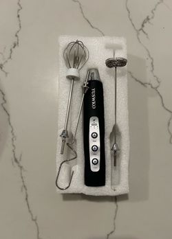 YUSWKO Electric Milk Frother and Whisk Set