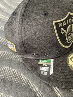 Official 2020 Las Vegas Raiders New Era NFL Salute to Service 59FIFTY  Fitted Hat for Sale in Las Vegas, NV - OfferUp