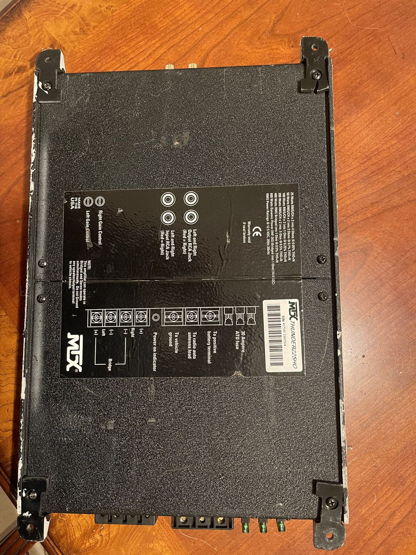 MTX THUNDER 225HO Power audio Amplifier for Sale in Bellevue, WA