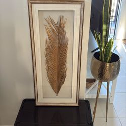 Gold Leaf Framed Art 