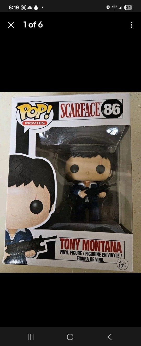 Funko POP! Movies: Scarface Tony Montana Action Figure