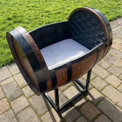Wine Barrel Baby Crib 