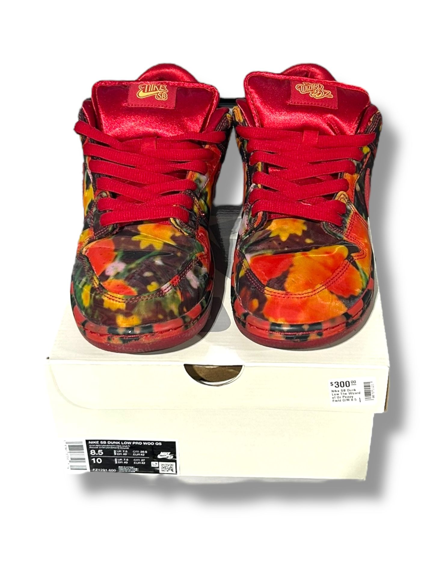 Nike Sb Dunk Low “ Wizard Of Oz “