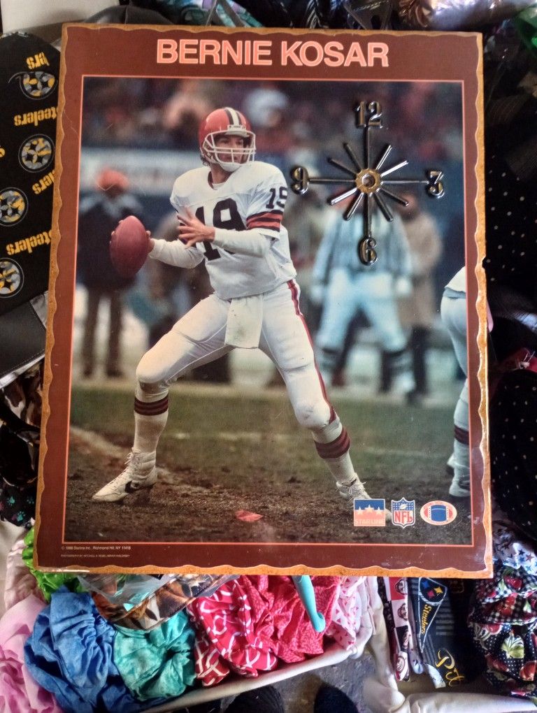 Cleveland Browns Bernie Kosar Clock for Sale in Dayton, OH - OfferUp