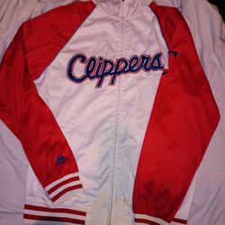 Majestic LA Clippers Full Zip Jacket